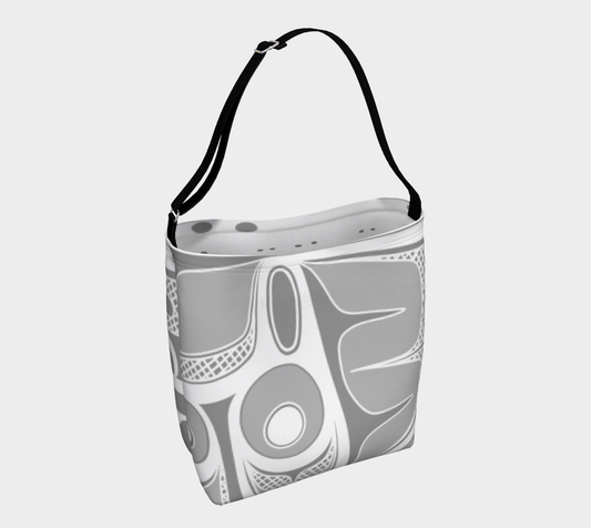 Day tote - Box Design ( white)