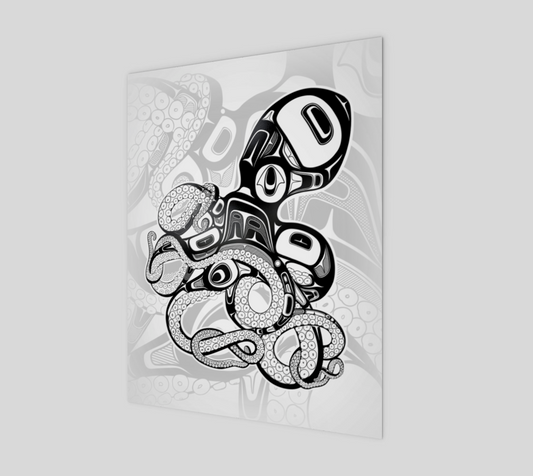 (11" x 14") Poster Print - Haida octopus