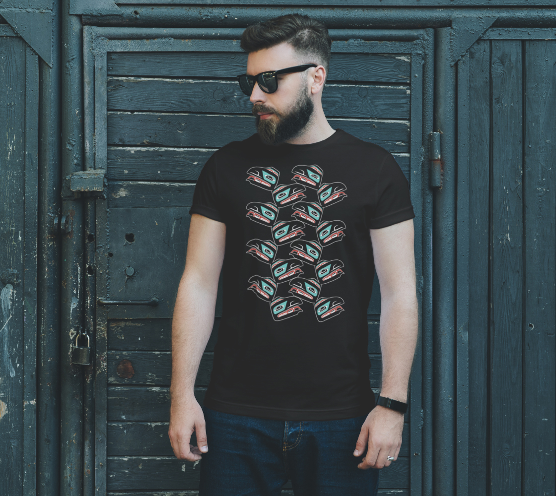 Tee (unisex) - Haida Raven (multifront)