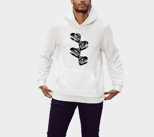 Pullover Hoodie (unisex) - Haida Raven (front/back)