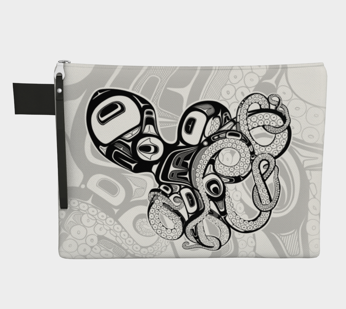 Zipper carry all - Haida Octopus