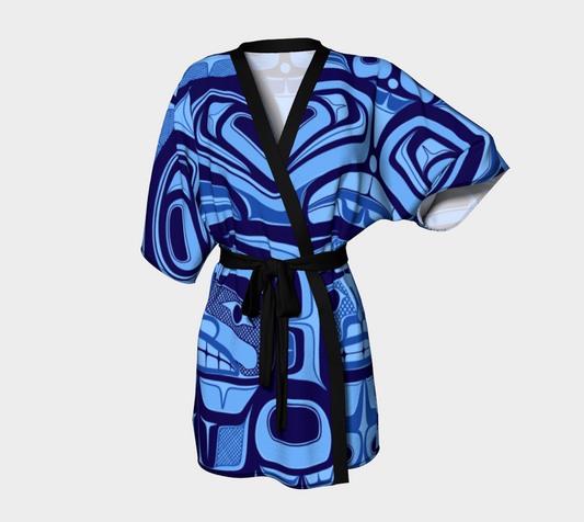 Kimono Robe- Haida Box Fig.60(navy)