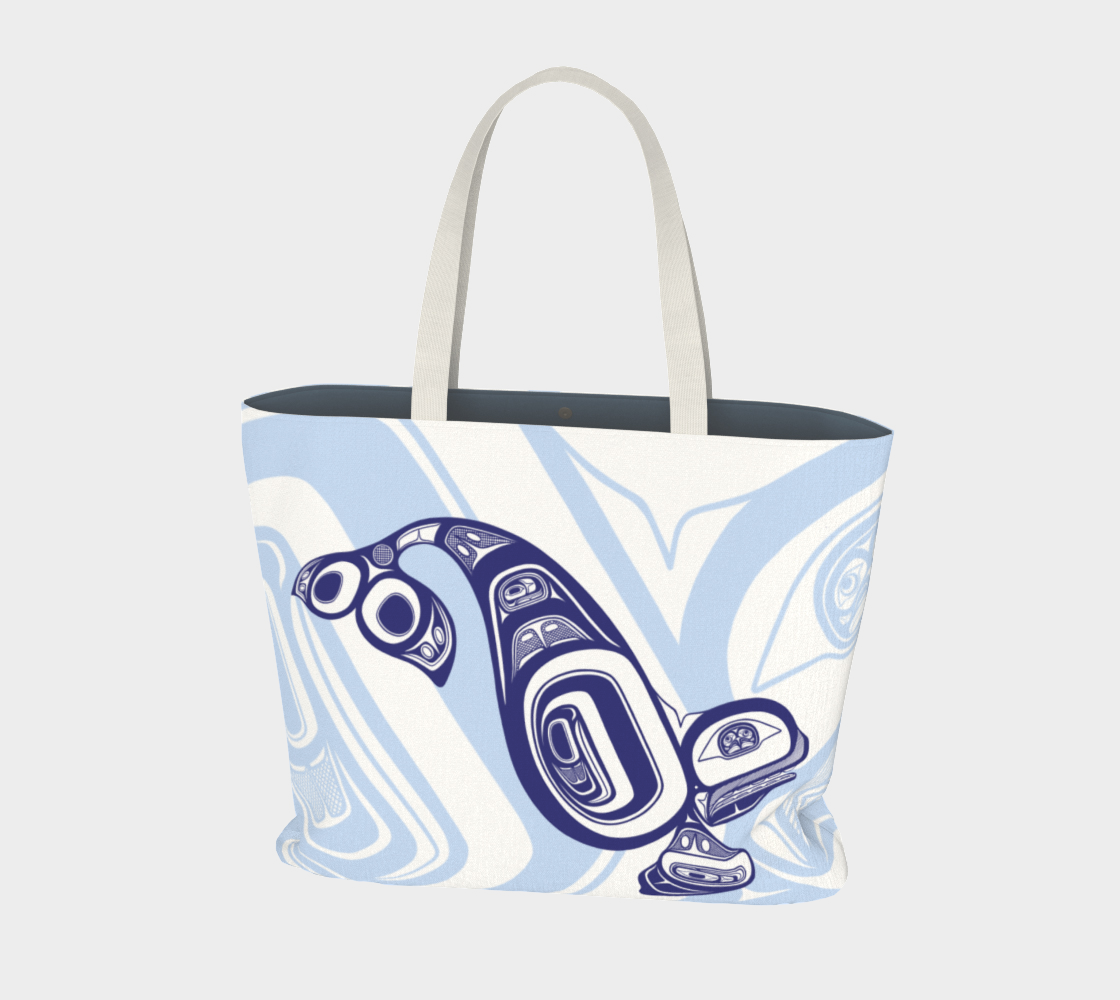 Large Tote Bag - Haida Beluga