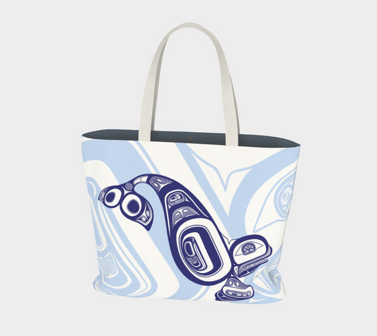 Large Tote Bag - Haida Beluga