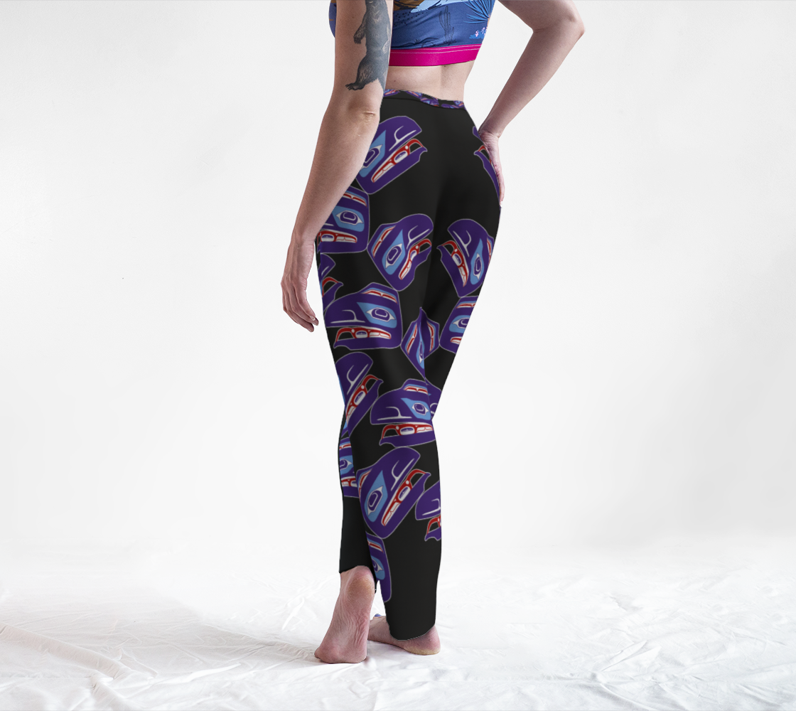 Lounge Pants - Haida Raven Head (PURPLE)