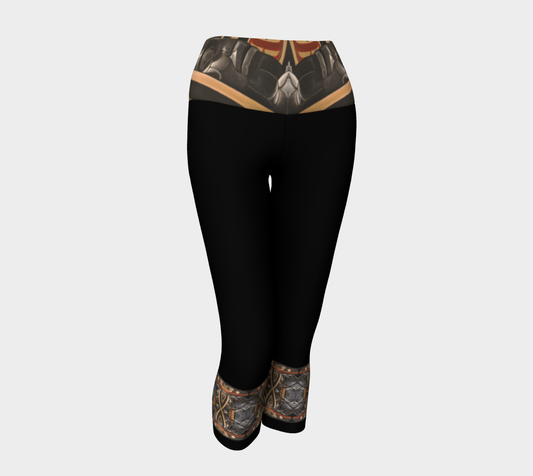 Yoga Capris - Haida Raven/Hart