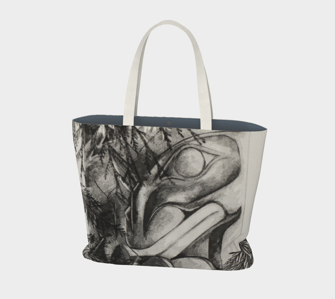 Large Tote Bag - Killer Whale