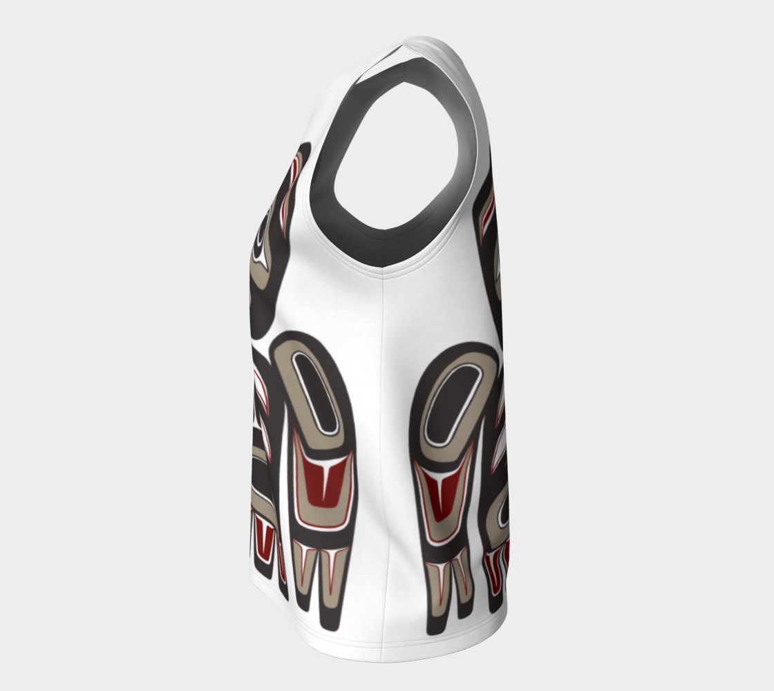 Loose Tank Top - Haida Raven (BROWN)