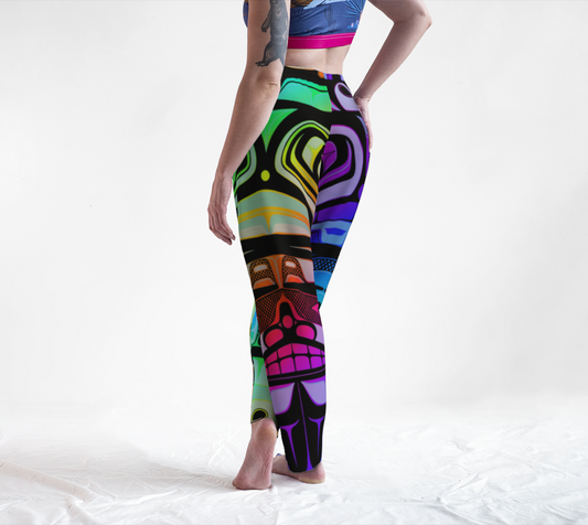 Lounge pants-  Haida box fig.60 (rainbow/black)