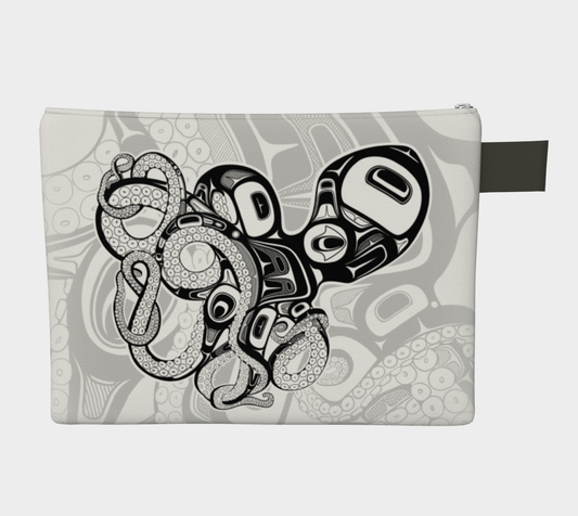 Zipper carry all - Haida Octopus